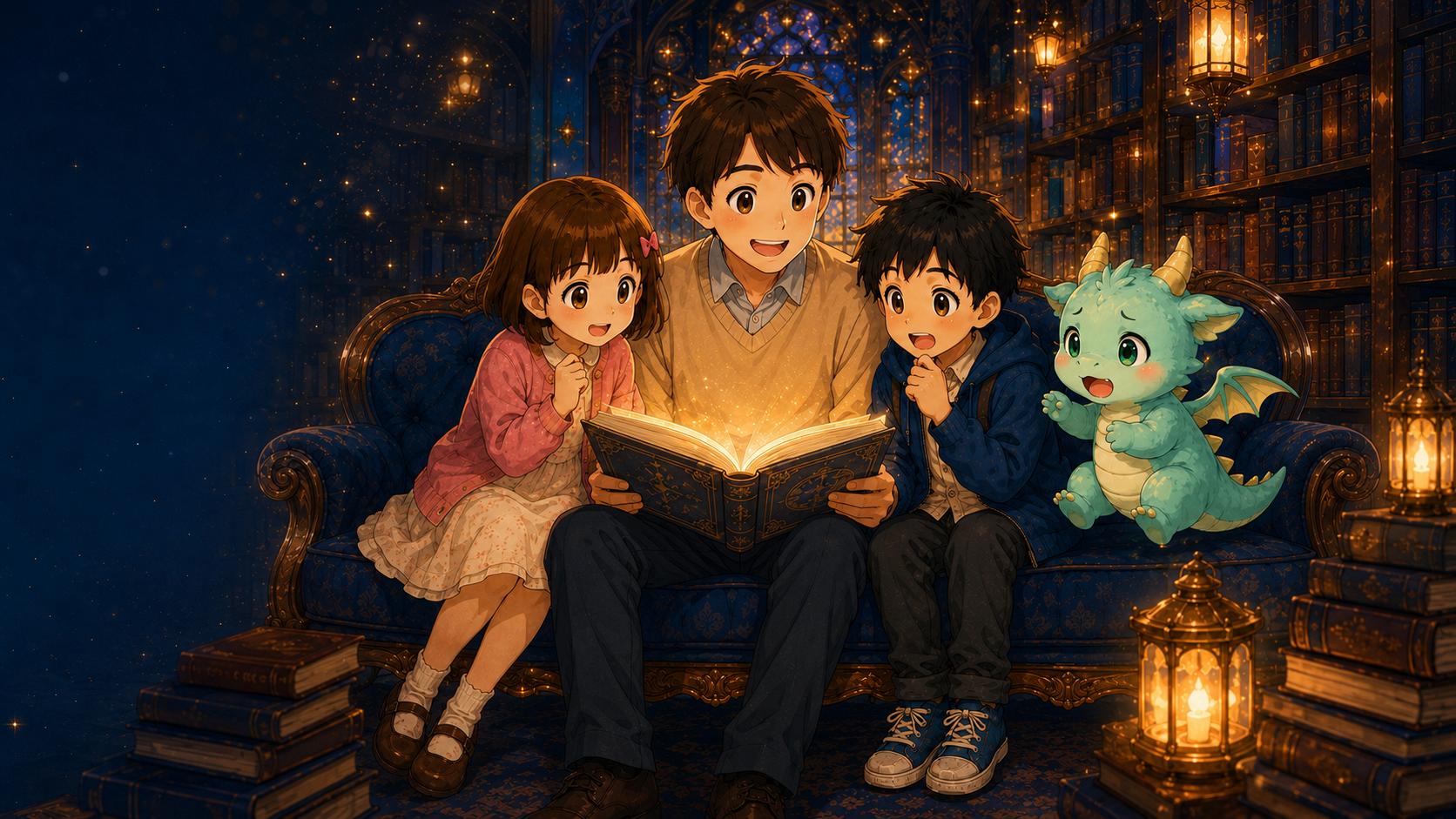 親子で物語を読むFounder Messageのイメージ